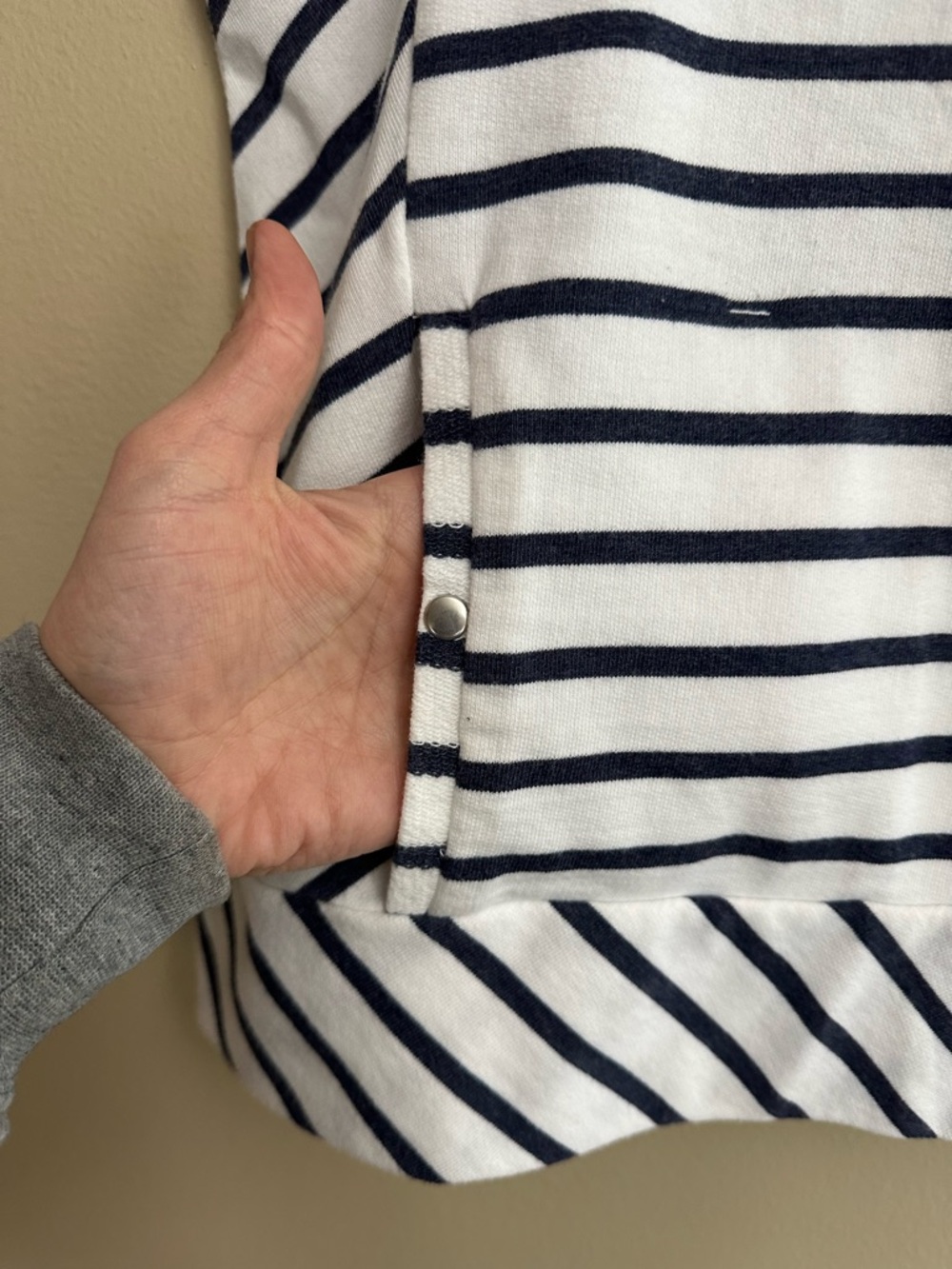 Helly Hansen White Navy Stripes Nautical Tunic Top - Picture 3 of 13